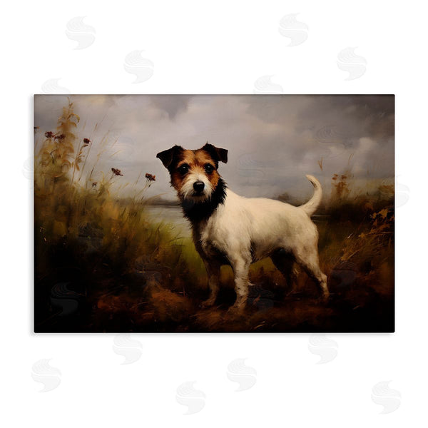 stupell industries Petal Prints Design | Jack Russell Terrier Landscape