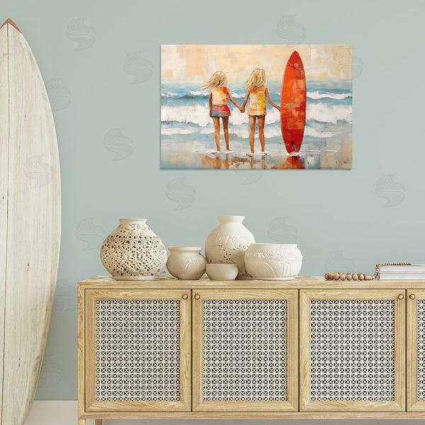 Stupell Industries Petal Prints Design | Kids & Beach Surfboard Wall Art