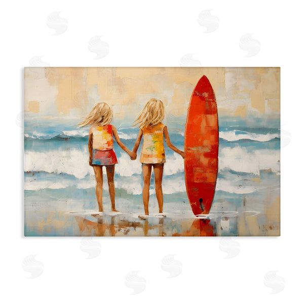 stupell industries Petal Prints Design | Kids & Beach Surfboard Wall Art