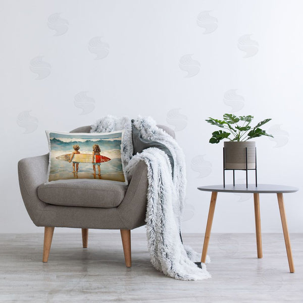 Stupell Industries Petal Prints Design | Kids With Surf Waves