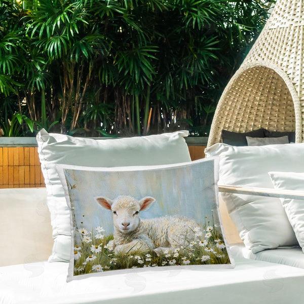 Stupell Industries Petal Prints Design | Lamb Resting In Meadow
