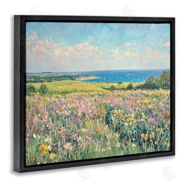Stupell Industries Petal Prints Design | Lilac Coast Seascape