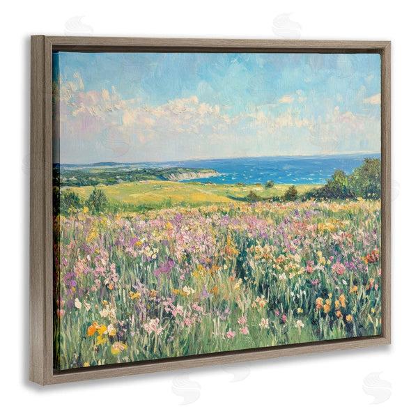 Stupell Industries Petal Prints Design | Lilac Coast Seascape