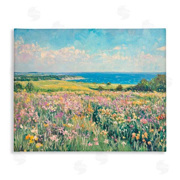 stupell industries Petal Prints Design | Lilac Coast Seascape