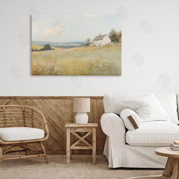 Stupell Industries Petal Prints Design | Little House Prairie Landscape Wall Art
