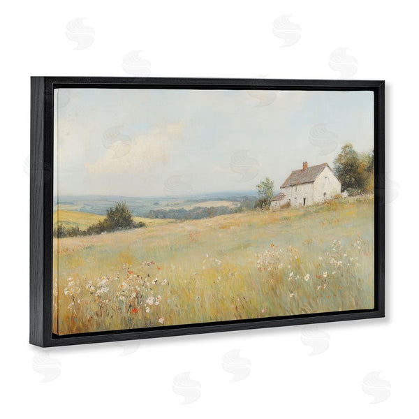 Stupell Industries Petal Prints Design | Little House Prairie Landscape Wall Art