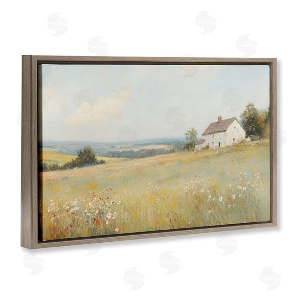 Stupell Industries Petal Prints Design | Little House Prairie Landscape Wall Art