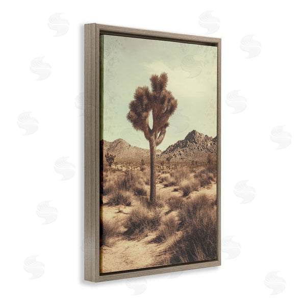 Stupell Industries Petal Prints Design | Lone Tree In Desert Wall Art
