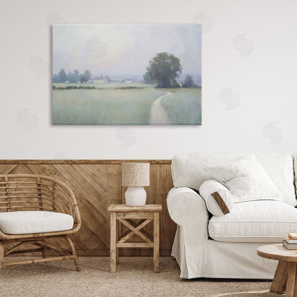 Stupell Industries Petal Prints Design | Long Driveway Bluish Landscape Wall Art