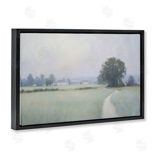 Stupell Industries Petal Prints Design | Long Driveway Bluish Landscape Wall Art