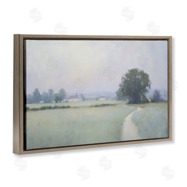 Stupell Industries Petal Prints Design | Long Driveway Bluish Landscape Wall Art