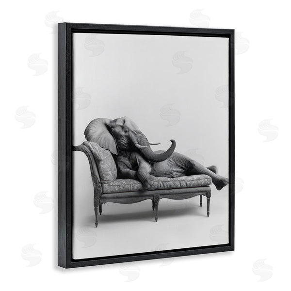 Stupell Industries Petal Prints Design | Lounging Elephant On Chaise