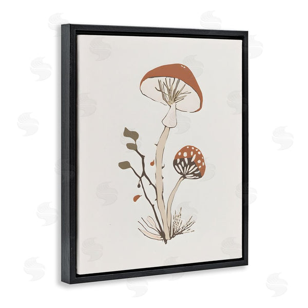 Stupell Industries Petal Prints Design | Minimal Amanita Mushroom Wall Art