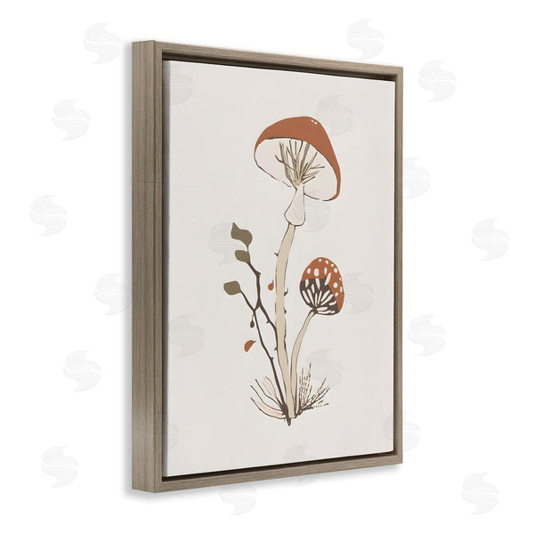 Stupell Industries Petal Prints Design | Minimal Amanita Mushroom Wall Art