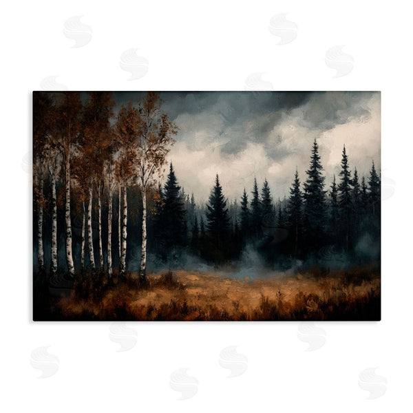stupell industries Petal Prints Design | Misty Forest in Autumn Wall Art