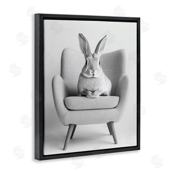 Stupell Industries Petal Prints Design | Modern Bunny In Chair