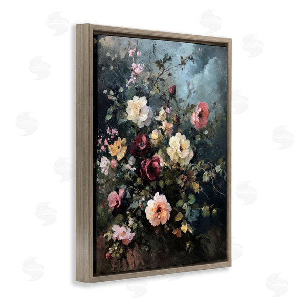 Stupell Industries Petal Prints Design | Moody Dark Bouquet