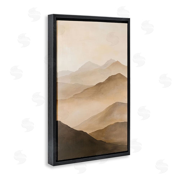 Stupell Industries Petal Prints Design | Moody Mountains Foggy Landscape Wall Art