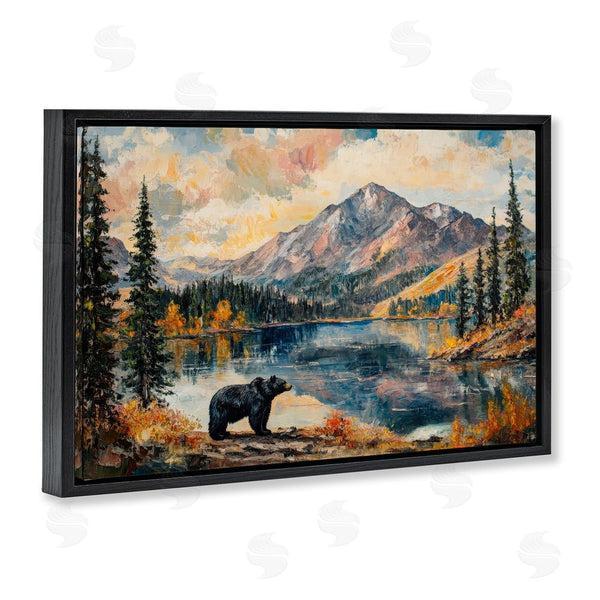 Stupell Industries Petal Prints Design | Mountain Bear Viewpoint Wall Art