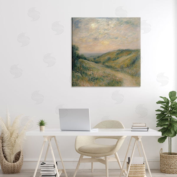 Stupell Industries Petal Prints Design | Mountain Path Landscape Painting Wall Art