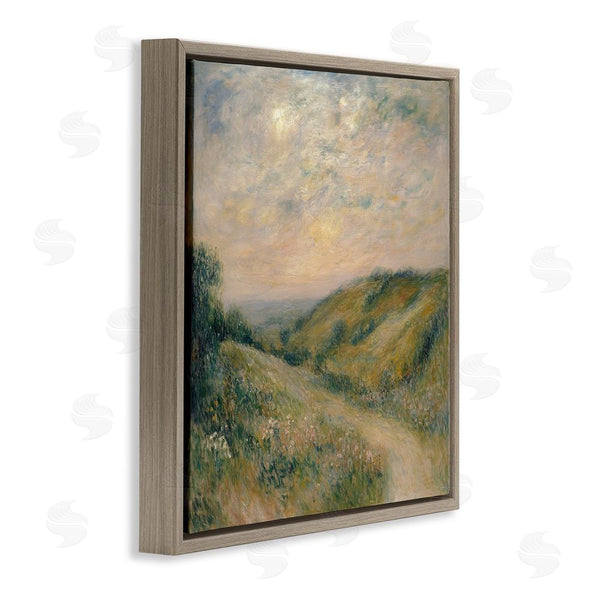 Stupell Industries Petal Prints Design | Mountain Path Landscape Painting Wall Art