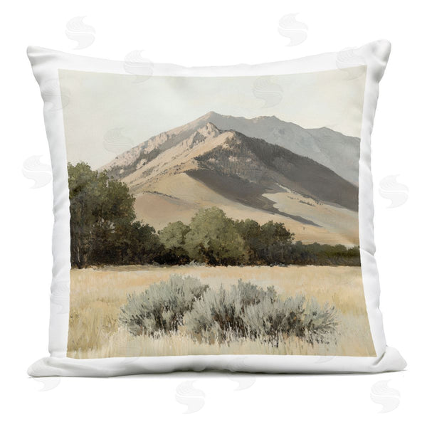 Stupell Industries Petal Prints Design | Mountain Ridgeline Landscape Printed Throw Pillow