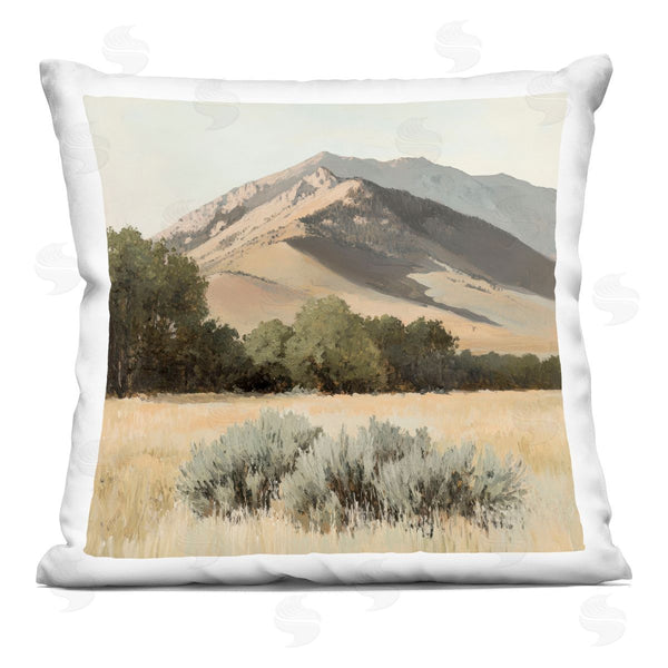 stupell industries Petal Prints Design | Mountain Ridgeline Landscape Printed Throw Pillow