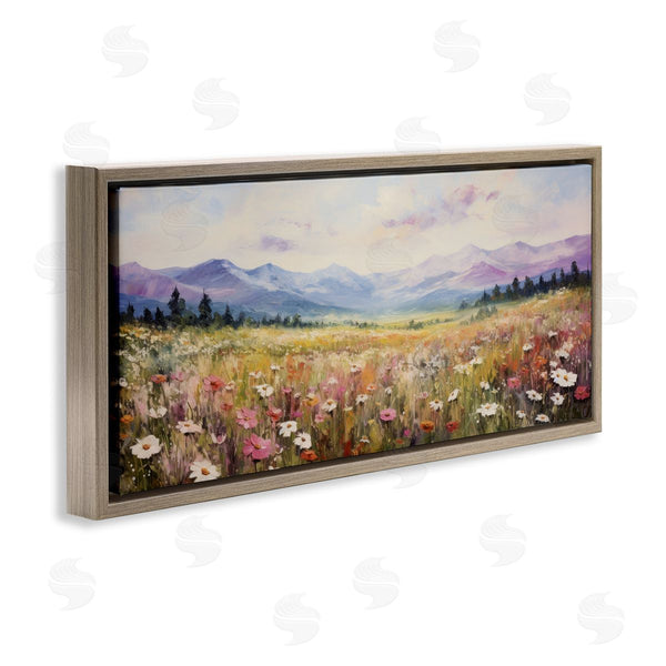 Stupell Industries Petal Prints Design | Mountainous Daisy Meadow Wall Art