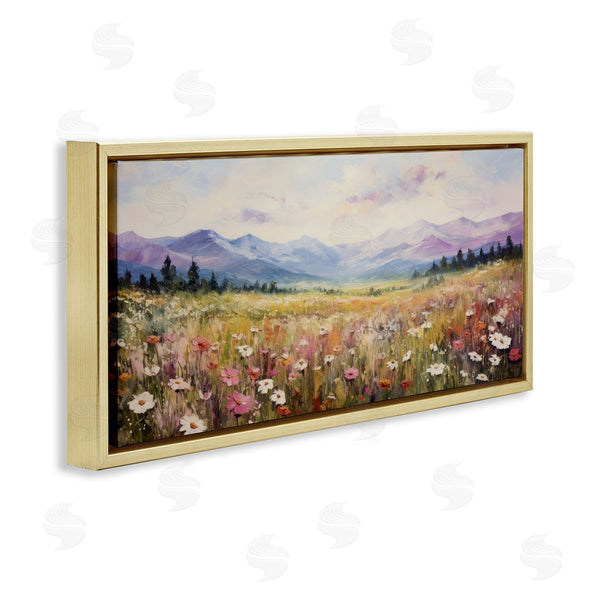 Stupell Industries Petal Prints Design | Mountainous Daisy Meadow Wall Art