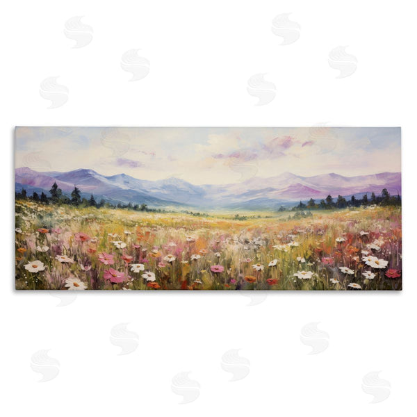 stupell industries Petal Prints Design | Mountainous Daisy Meadow Wall Art