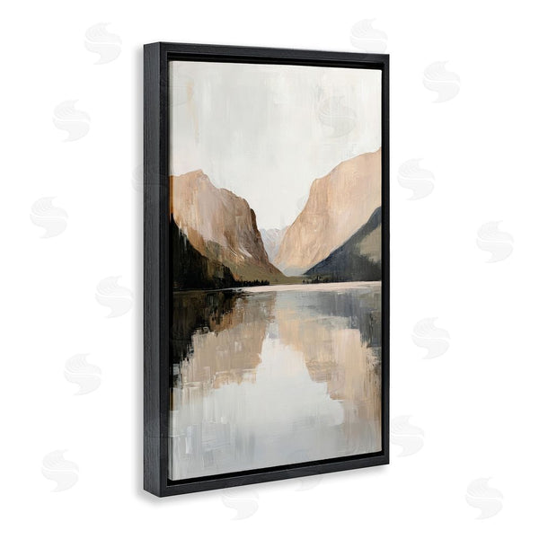 Stupell Industries Petal Prints Design | Mountains Reflecting Rustic Lake Wall Art