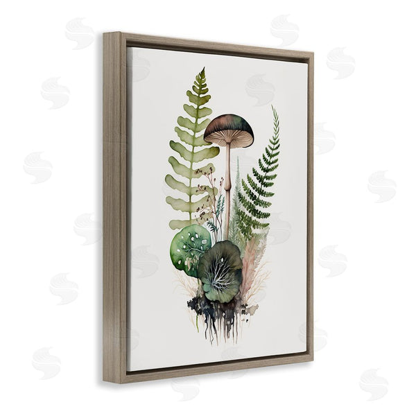 Stupell Industries Petal Prints Design | Mushroom & Ferns Nature Wall Art