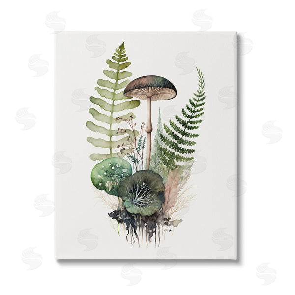 stupell industries Petal Prints Design | Mushroom & Ferns Nature Wall Art