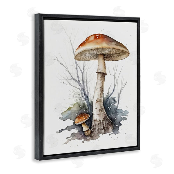 Stupell Industries Petal Prints Design | Mushroom Watercolor Splash Wall Art