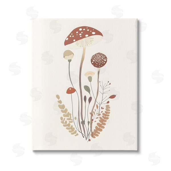 stupell industries Petal Prints Design | Mushrooms & Fern Sprigs Wall Art