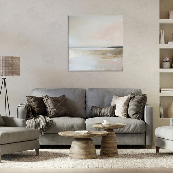 Stupell Industries Petal Prints Design | Muted Landscape Hidden Coast Wall Art
