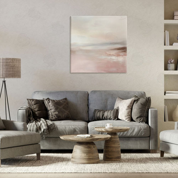 Stupell Industries Petal Prints Design | Muted Landscape Pink Tides Wall Art