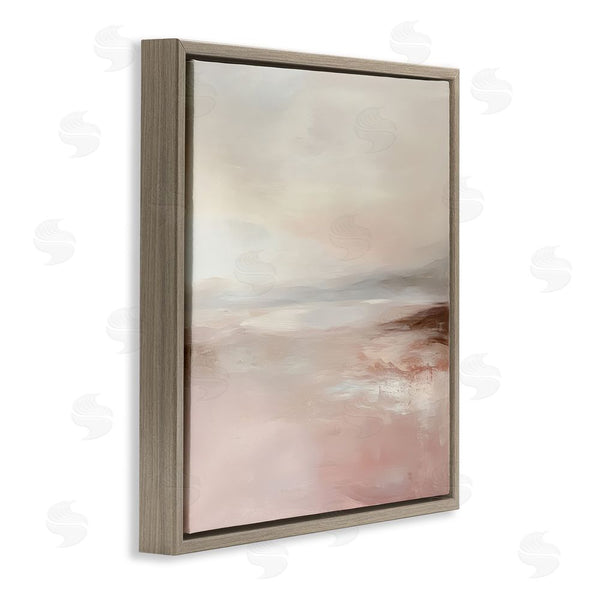 Stupell Industries Petal Prints Design | Muted Landscape Pink Tides Wall Art