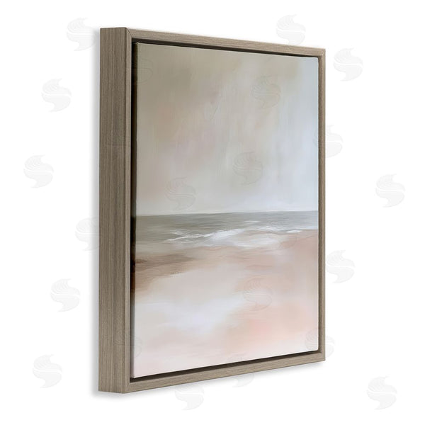 Stupell Industries Petal Prints Design | Muted Landscape Soft Coast Wall Art