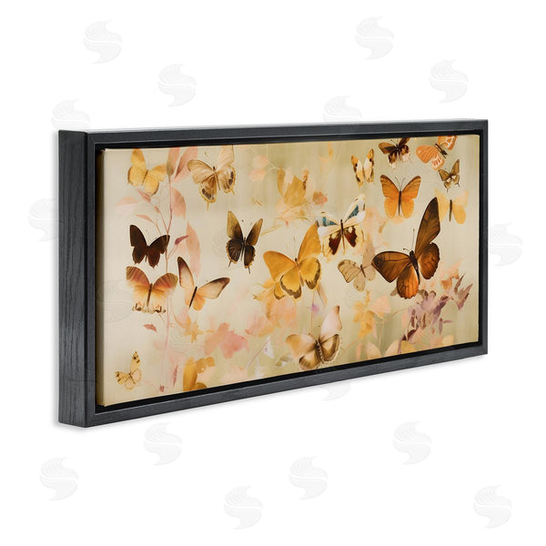 Stupell Industries Petal Prints Design | Neutral Butterfly Array Wall Art