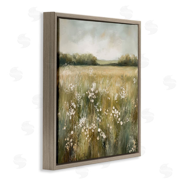 Stupell Industries Petal Prints Design | Neutral Field Of Flowers
