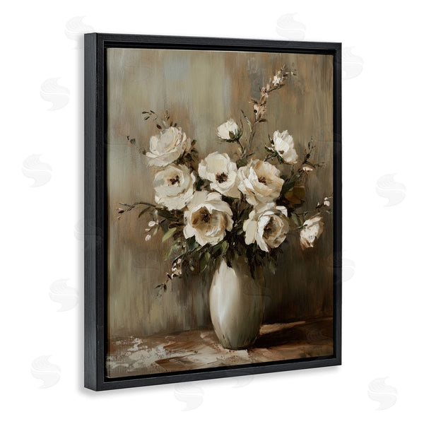 Stupell Industries Petal Prints Design | Neutral Traditional Bouquet
