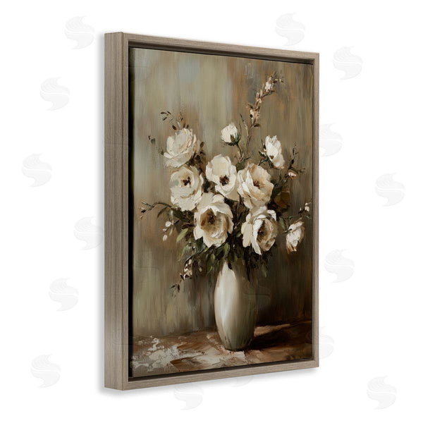 Stupell Industries Petal Prints Design | Neutral Traditional Bouquet