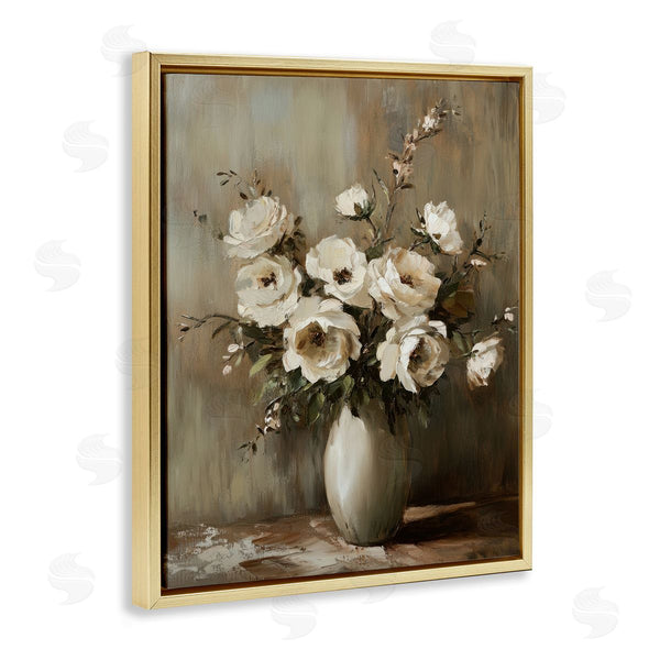 Stupell Industries Petal Prints Design | Neutral Traditional Bouquet