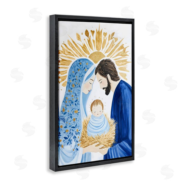 Stupell Industries Petal Prints Design | Newborn King Nativity Wall Art