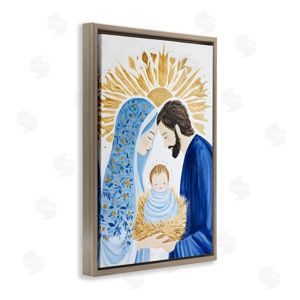 Stupell Industries Petal Prints Design | Newborn King Nativity Wall Art