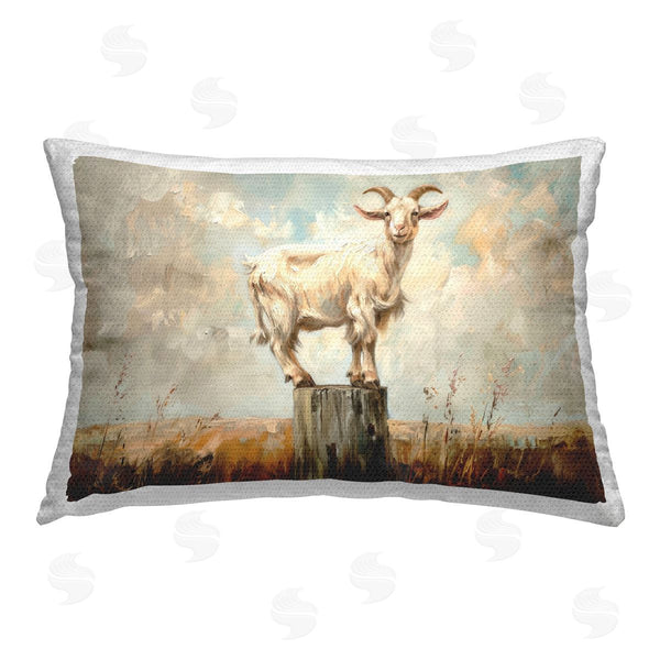 Stupell Industries Petal Prints Design | On The Fence Goat