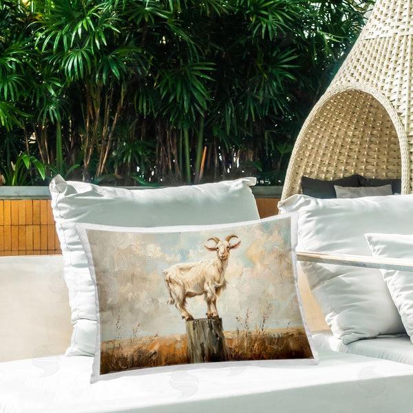 Stupell Industries Petal Prints Design | On The Fence Goat