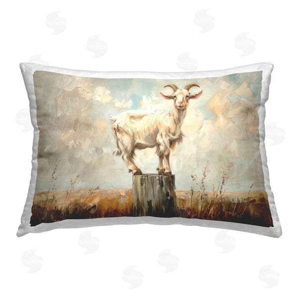 stupell industries Petal Prints Design | On The Fence Goat