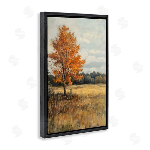 Stupell Industries Petal Prints Design | Orange Tree Landscape Wall Art